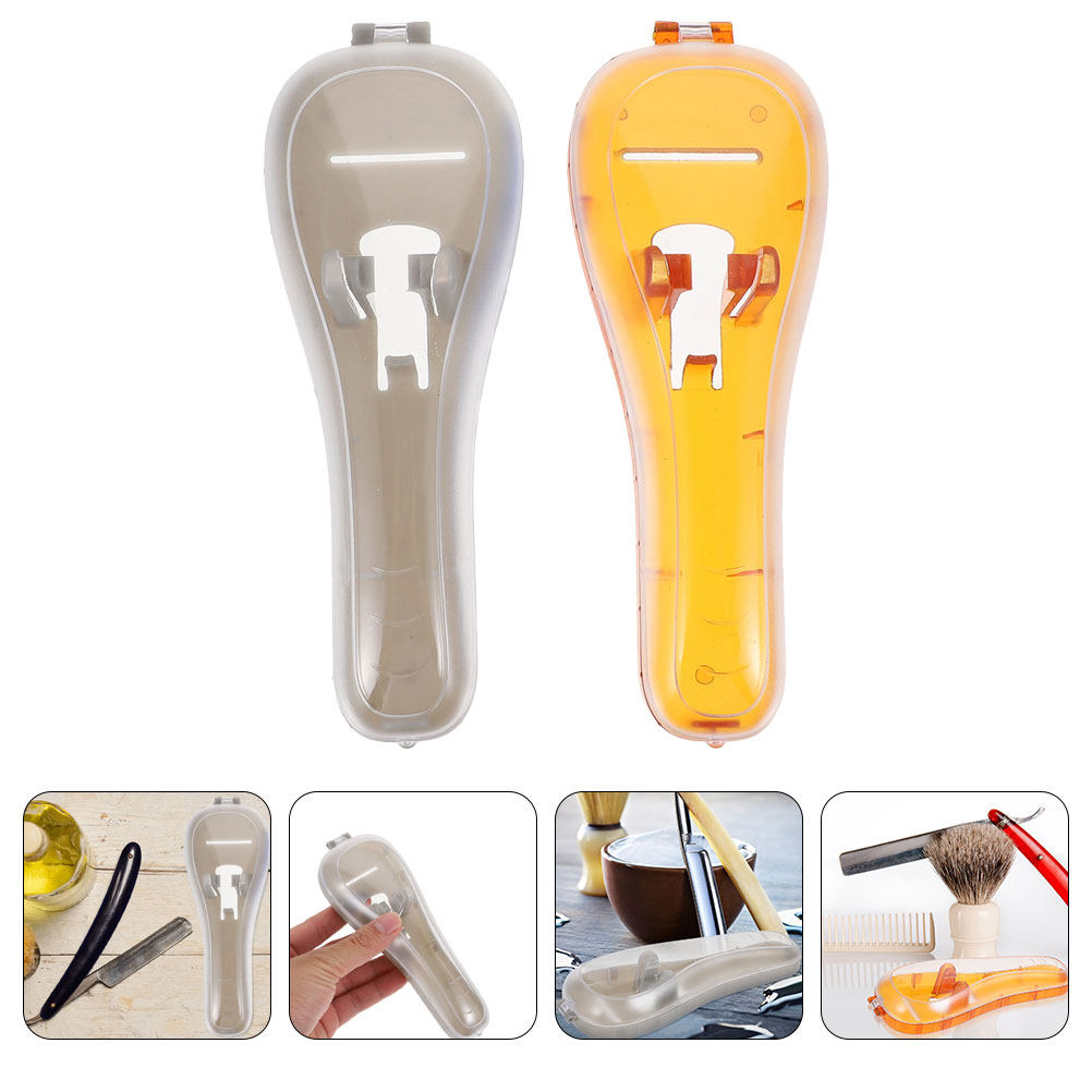 Electric Razor - 2Pcs Safety Razor Travel Case Compact