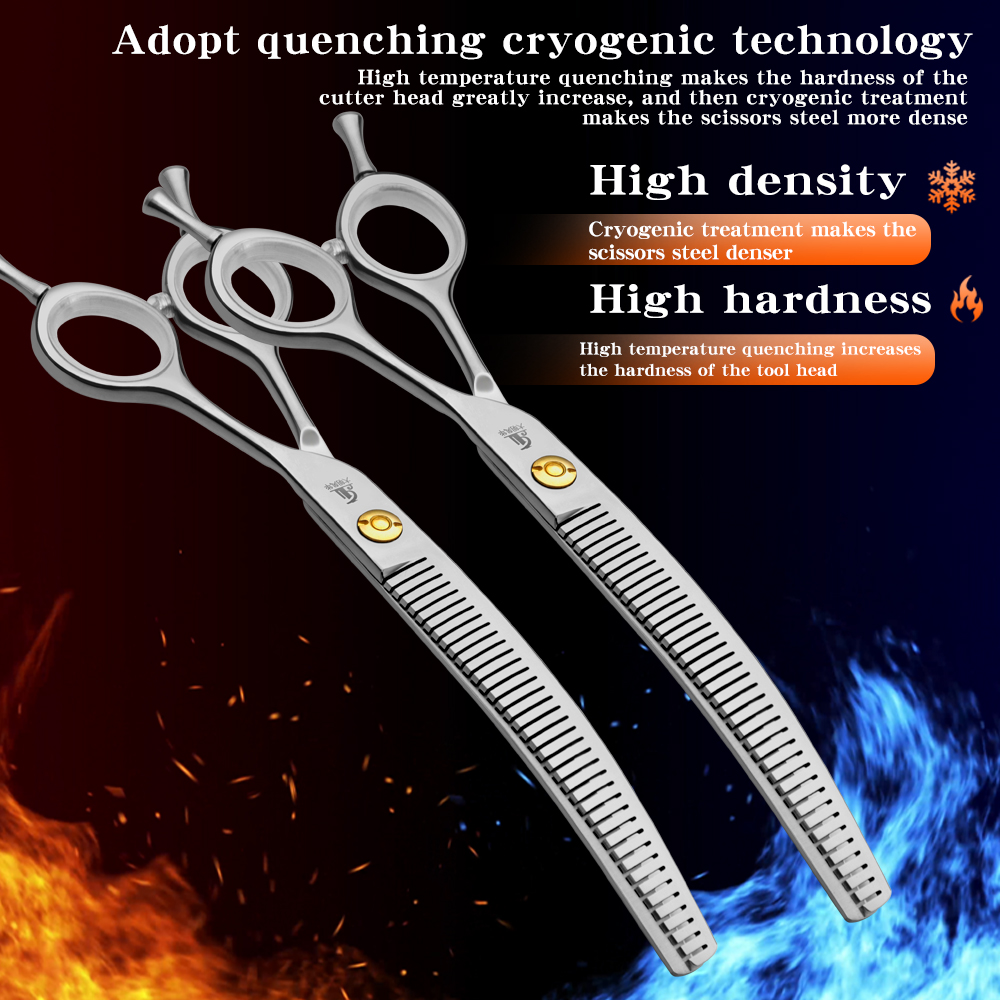 Refinement Curved Teeth Scisso - đánh giá và giá Grooming Scissors