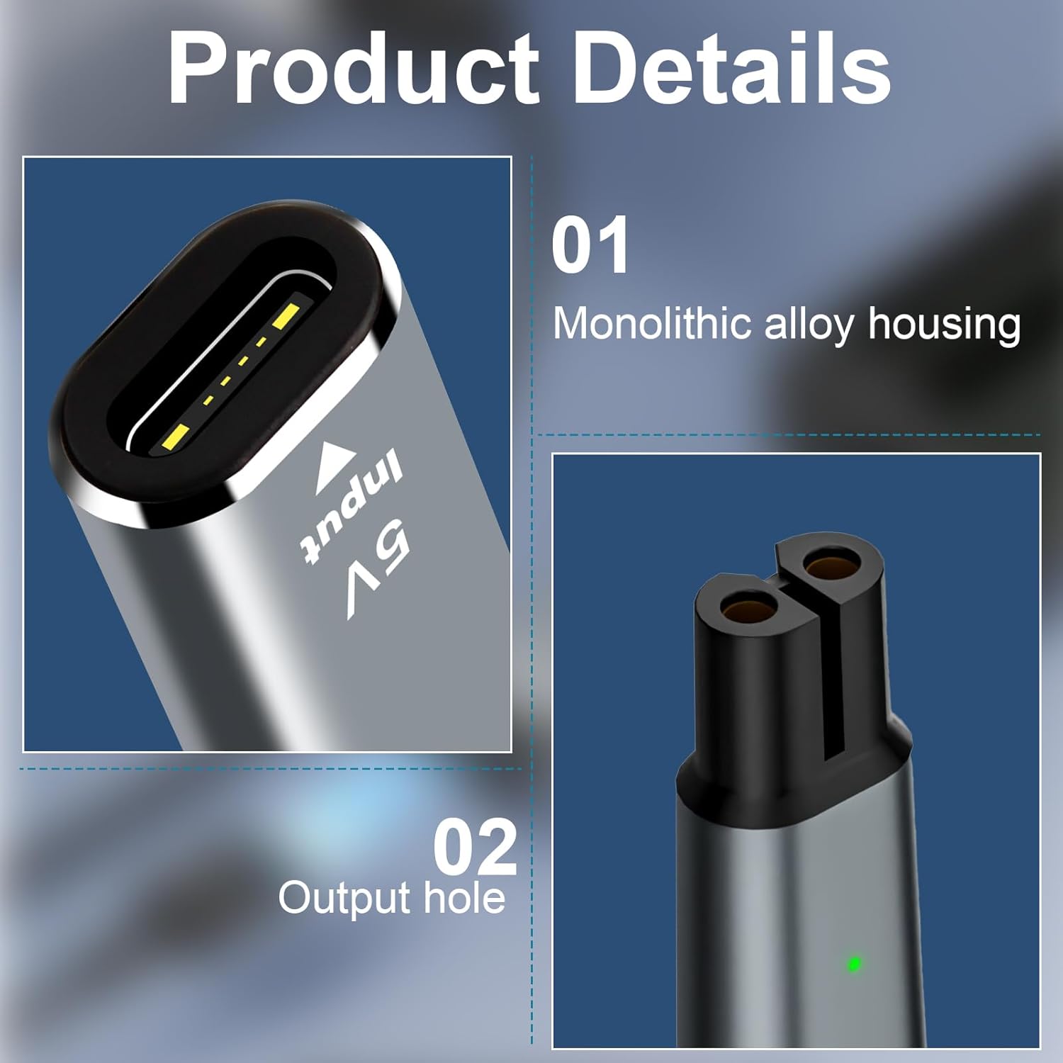 Brangdy 5V Type-C Shaver Adapt - đánh giá và giá Beard Trimmer