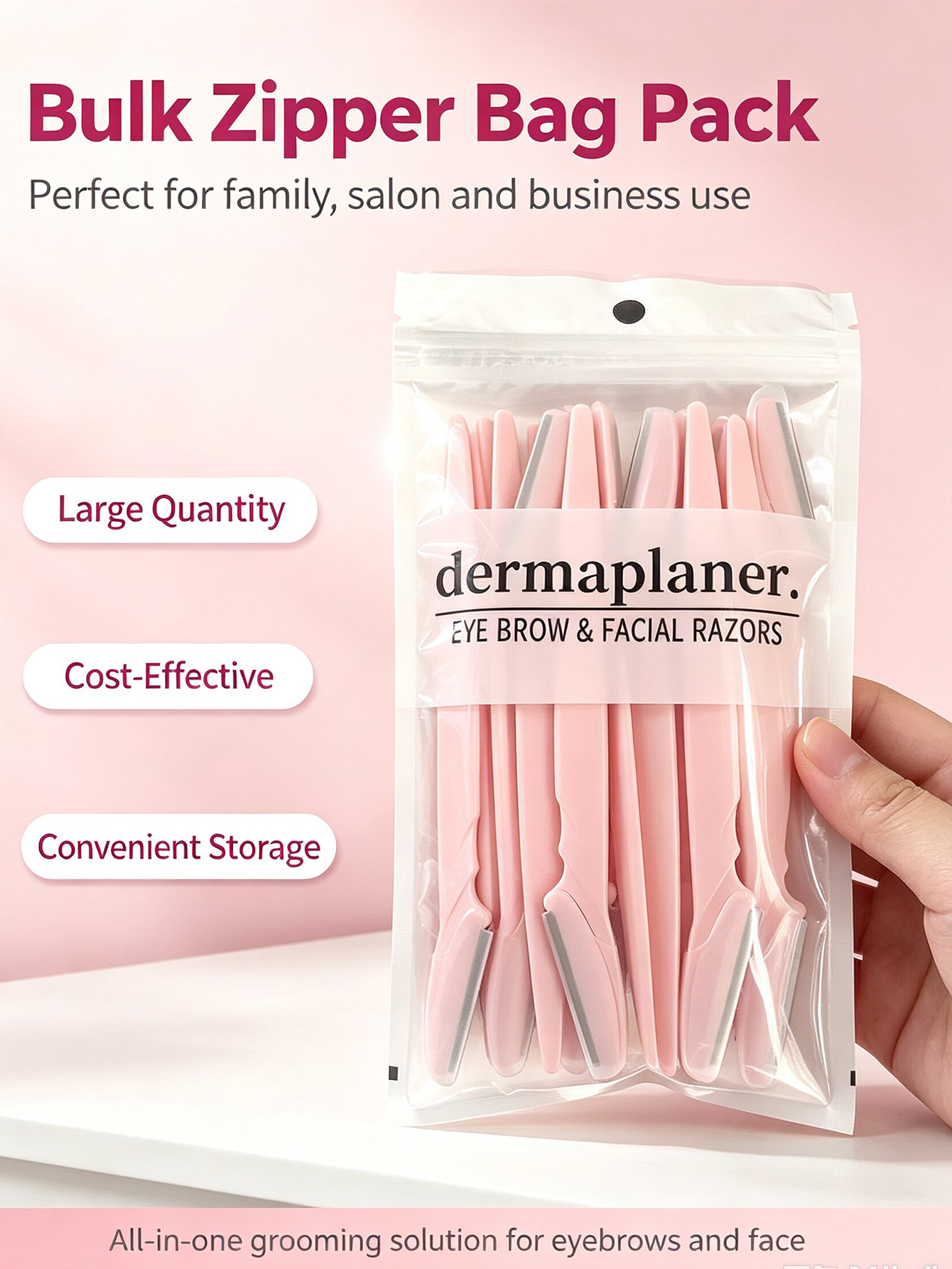 Bottled Eyebrow Razor Set, wit - đánh giá và giá Body Trimmer