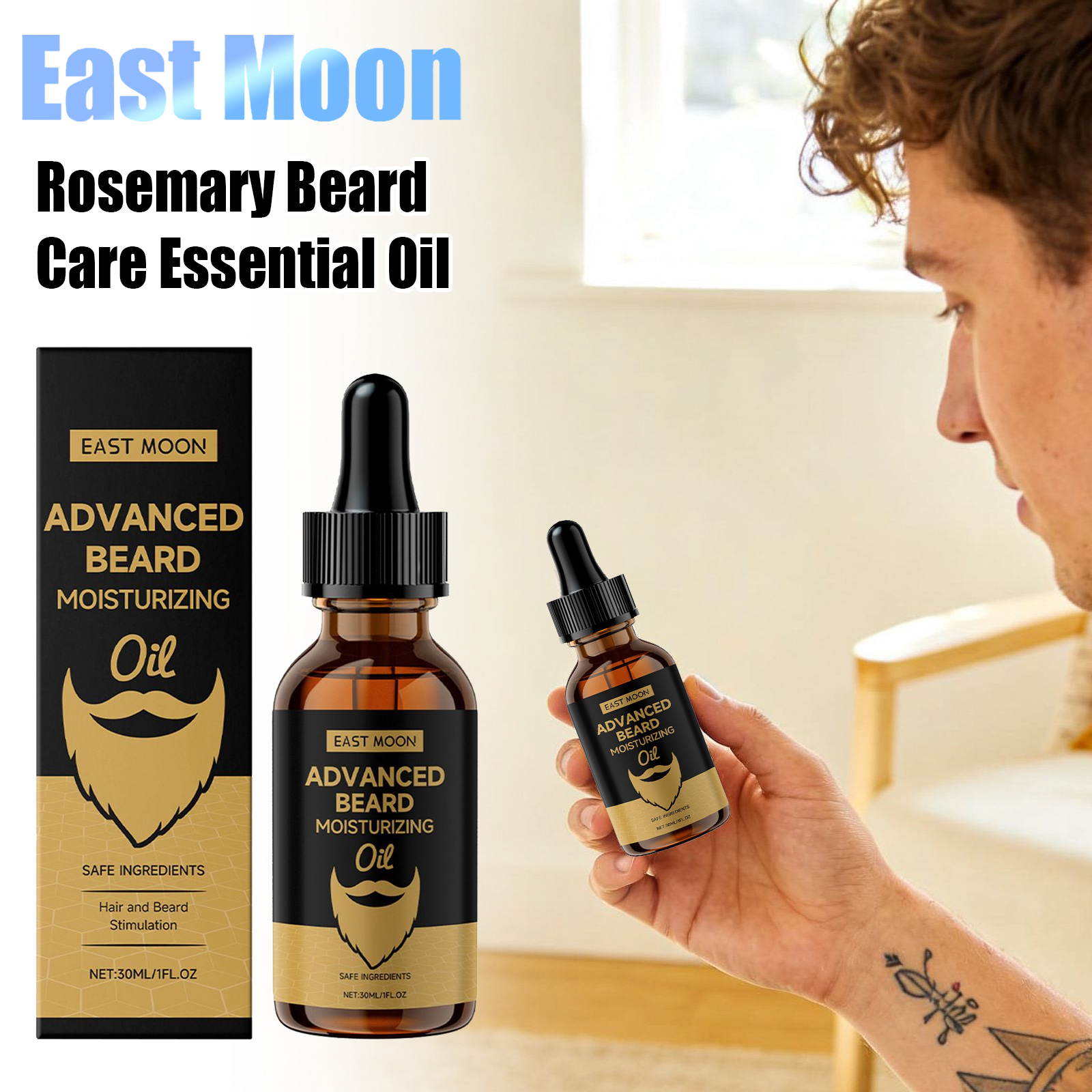 East Moon Rosemary Beard Softe - đánh giá và giá Beard Oil