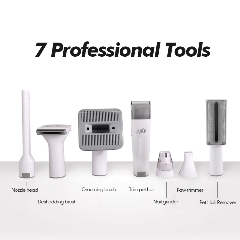 KINYU 7 In 1 Professional Cat  - đánh giá và giá Grooming Kit