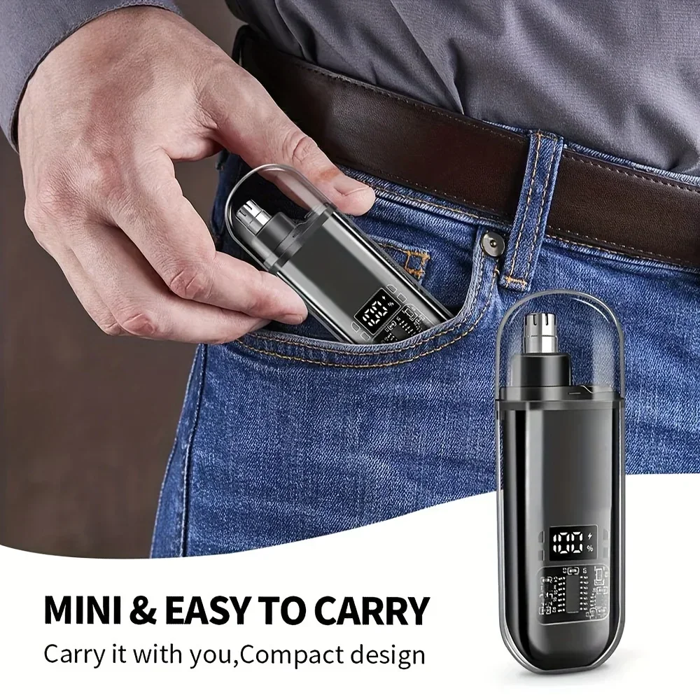 Portable USB Type C Fast Charg - đánh giá và giá Nose Trimmer