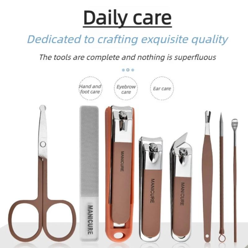 Nail Care Kit Anti-Splatter Ma - đánh giá và giá Mens Grooming Travel Kit