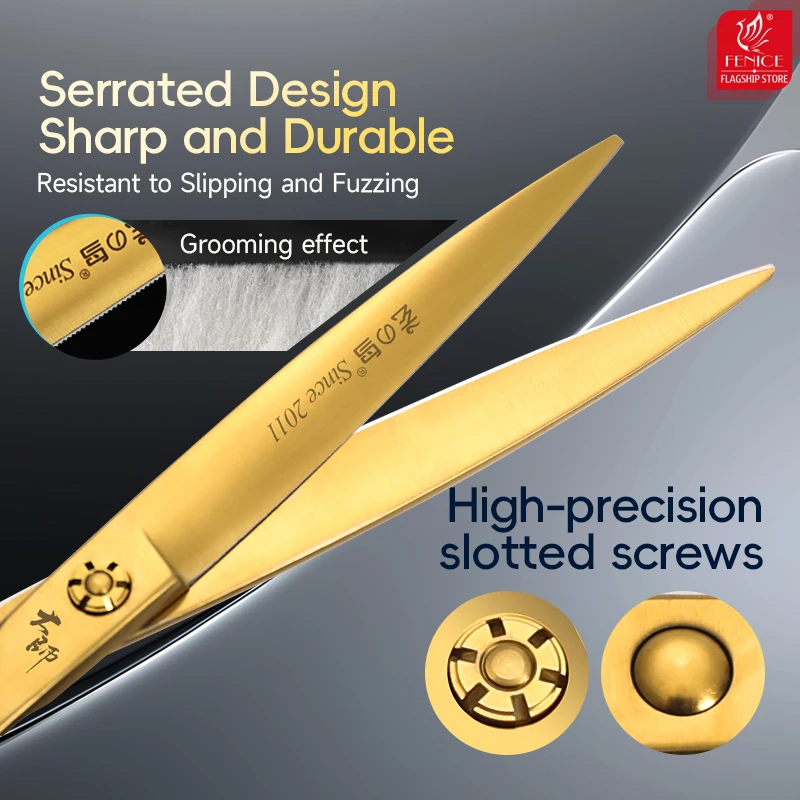 Fenice JP440C 7.25Inch Dog Cut - đánh giá và giá Grooming Scissors