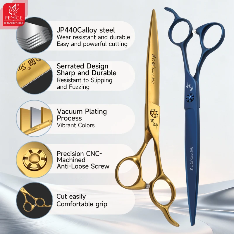 Fenice JP440C 7.25Inch Dog Cut - đánh giá và giá Grooming Scissors