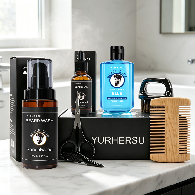 Beard grooming kit (7 pieces)3 - đánh giá và giá Grooming Kit