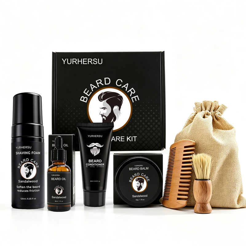 Beard Grooming Kit 7 Pcs Beard - đánh giá và giá Grooming Kit