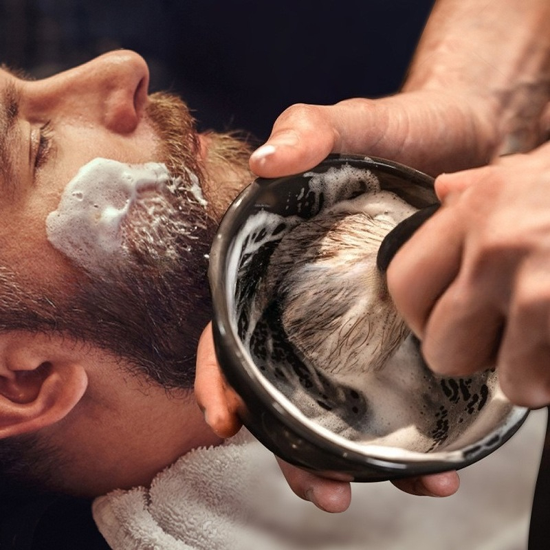 Shaving Brush Kit Manual Lathe - đánh giá và giá Mens Grooming Travel Kit