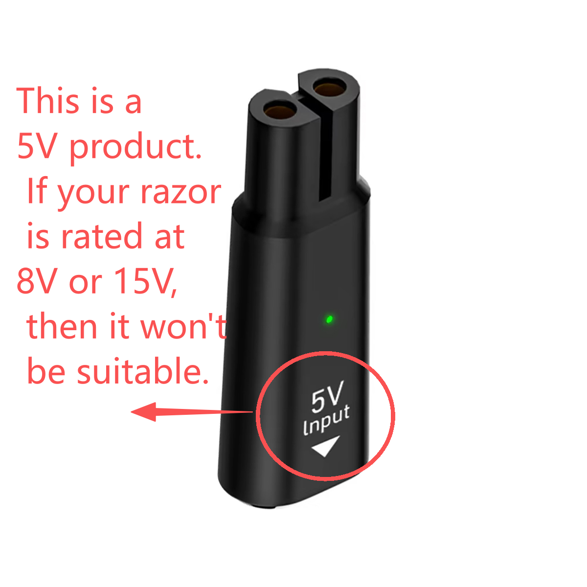 5V 15V USB Type C Charging Ada - đánh giá và giá Electric Razor