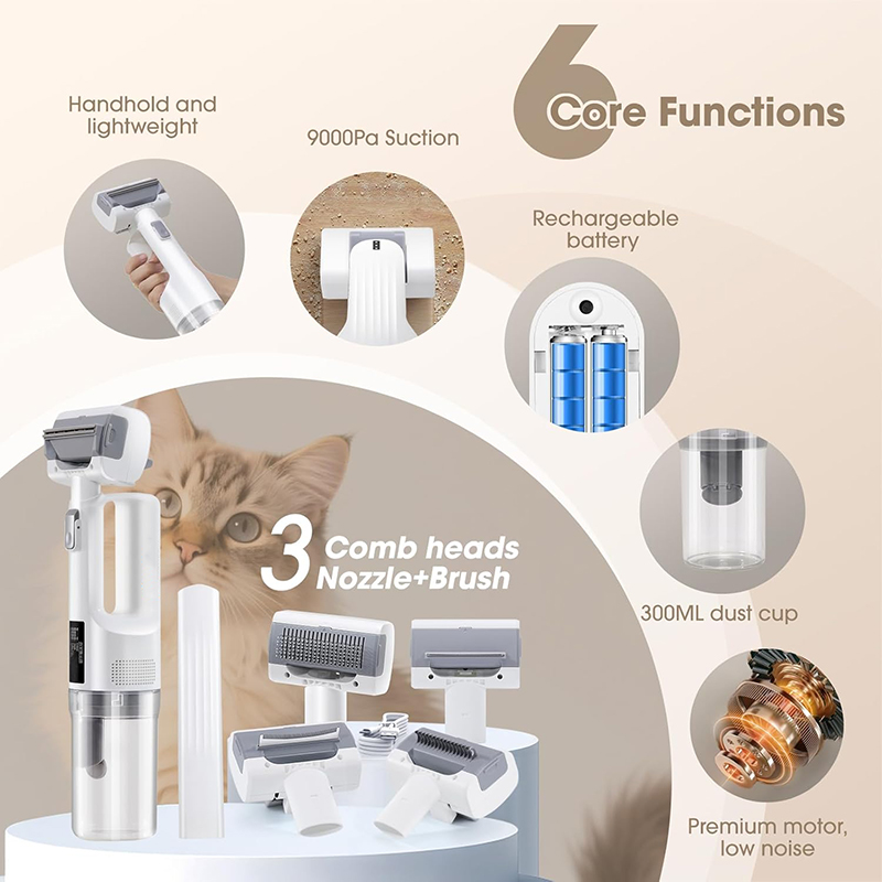 5 in 1 Cordless Handheld Cat D - đánh giá và giá Grooming Kit