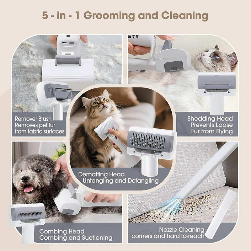 5 in 1 Cordless Handheld Cat D - đánh giá và giá Grooming Kit