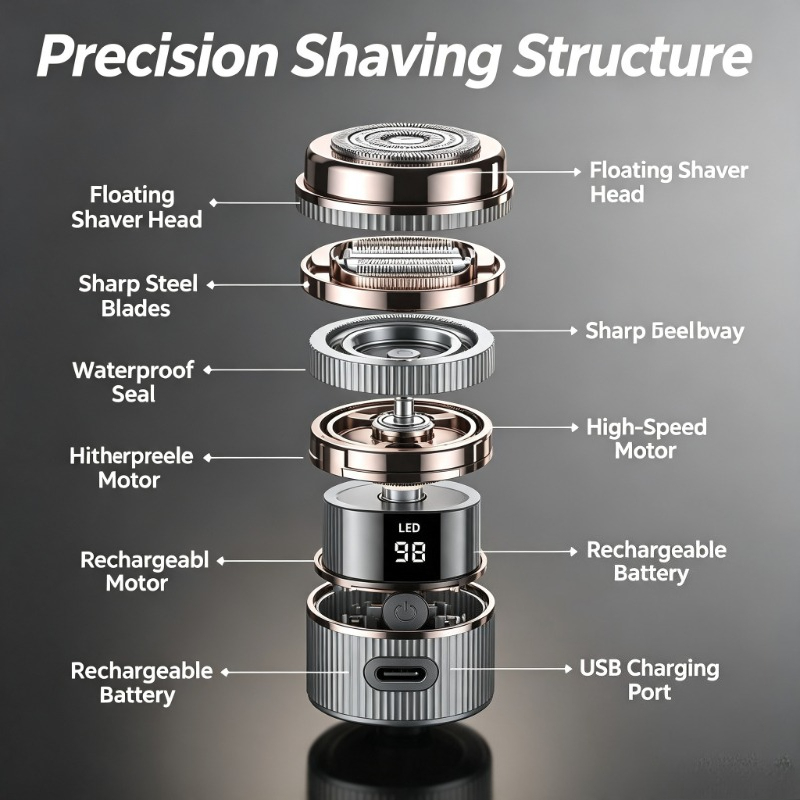 2026 Mini Electric Shaver Port - đánh giá và giá Mens Grooming Travel Kit